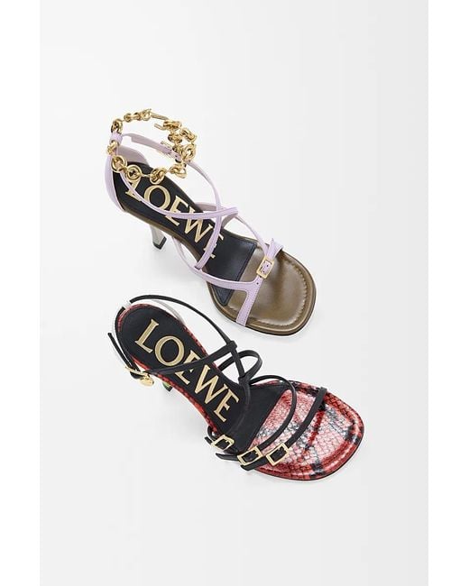 Loewe White Comic High-Heeled Sandals