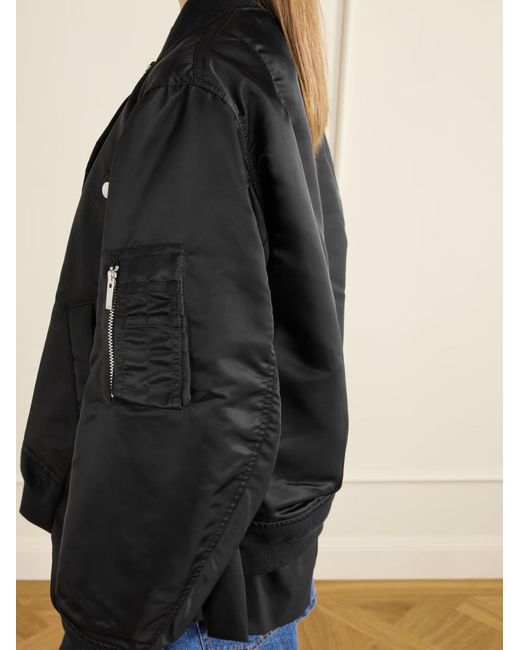 Sacai Black Twill Suiting Blouson
