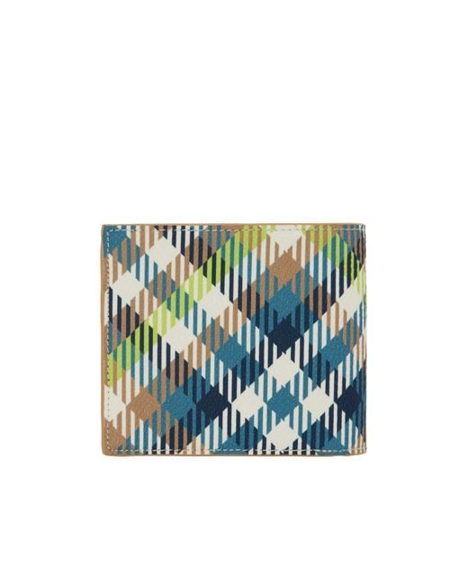 Vivienne Westwood Blue Bifold Wallet for men