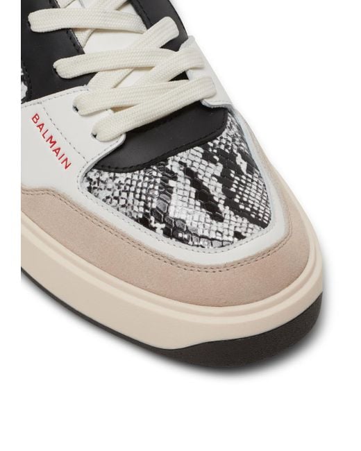 Balmain Multicolor B Court Flip Sneakers for men