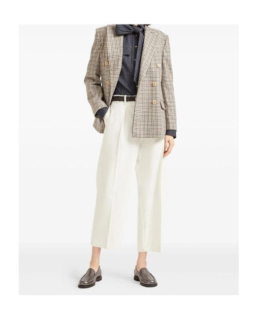 Brunello Cucinelli Blue Lightweight No-Fade Denim Pussybow Shirt