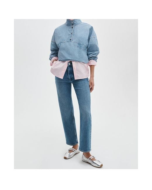 Rag & Bone Blue Belt Loop Jeans