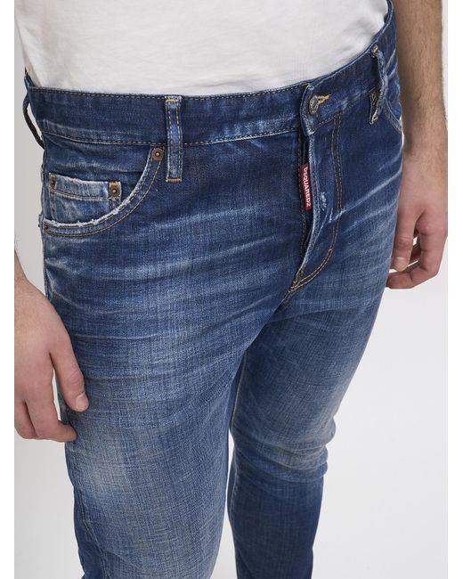 DSquared² Blue Skinny Jeans for men