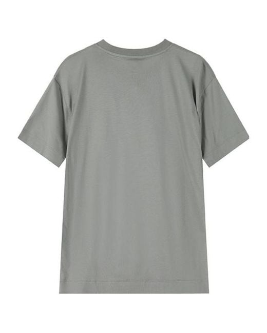 Emporio Armani Gray Slim-Fit Lyocell-Blend Jersey T-Shirt With Logo Patch for men