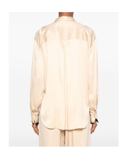 Forte_forte Natural Contrast-Trim Shirt