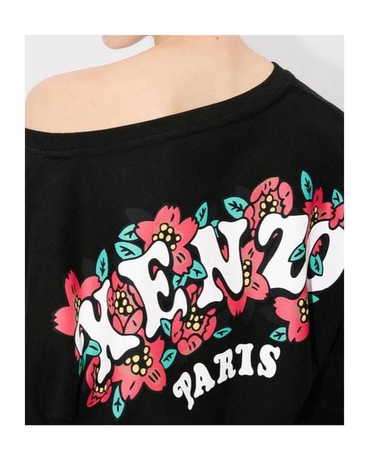 KENZO Black Verdy Market Crewneck Sweatshirt