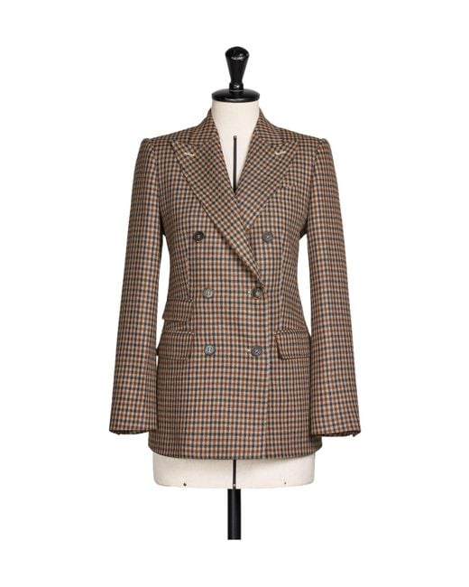 Max Mara Brown Long-Sleeved Suit Jacket