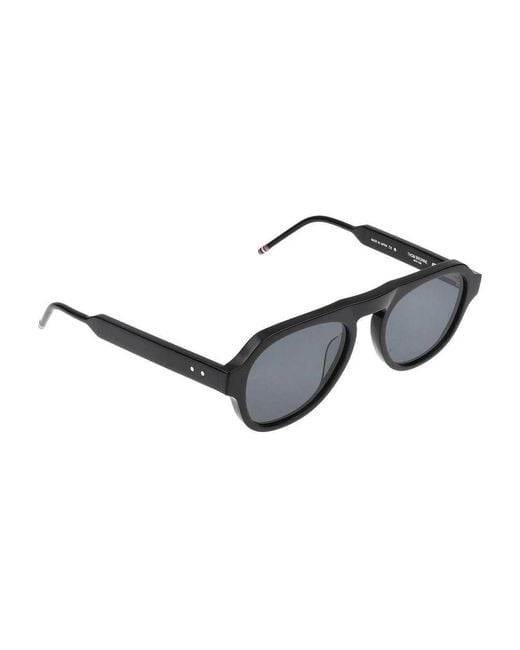 Thom Browne Multicolor Eyewear Oval Frame Sunglasses for men