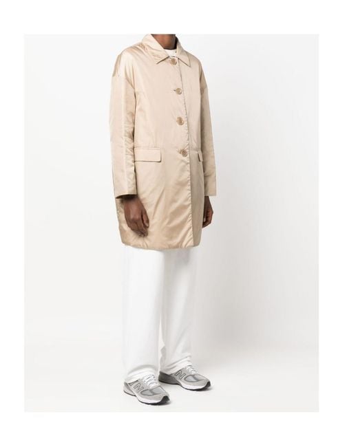 Aspesi Natural Logo Coat