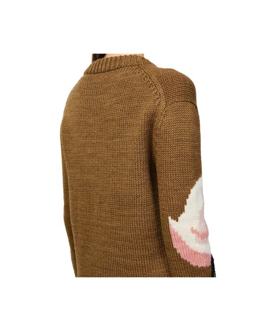 Chloé Brown Logo Sweater
