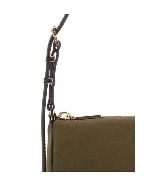 MICHAEL Michael Kors Metallic Izzy Small Nubuck Barrel Pochette