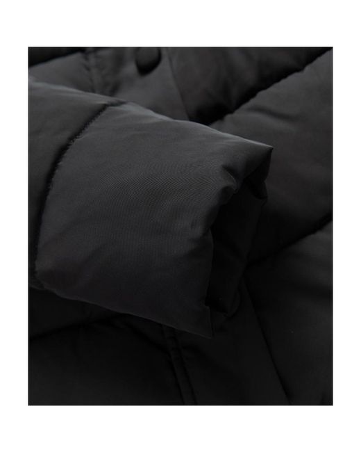 Emporio Armani Black Hooded Down Jacket