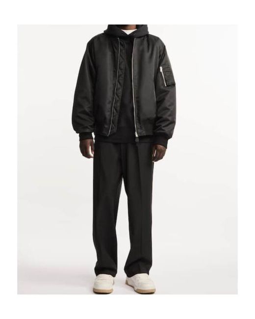 Hogan Black Zip-Up Long-Sleeved Reversible Jacket