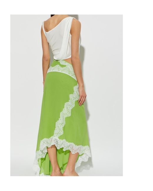 Christopher Esber Green Verve Twisted Tank Dress