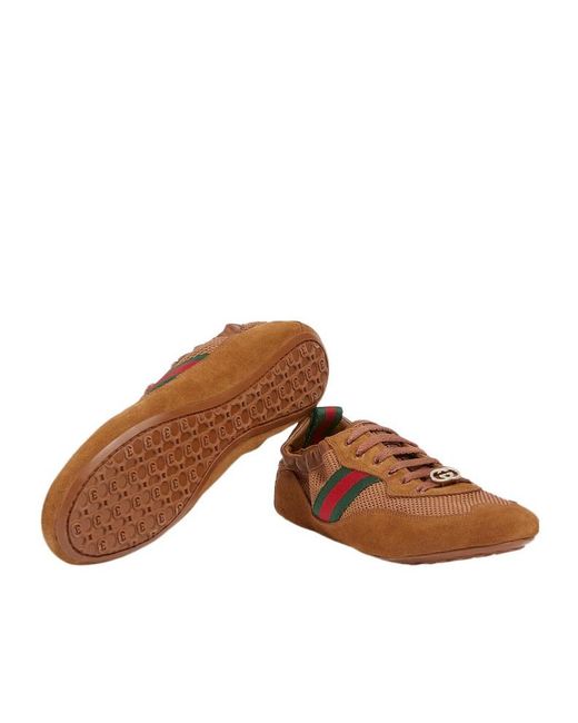 Gucci Brown Shift Trainers