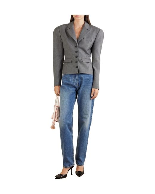 Magda Butrym Gray Wool Blazer