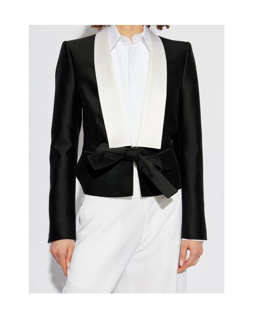 DSquared² Black Bow Detailed Jacket