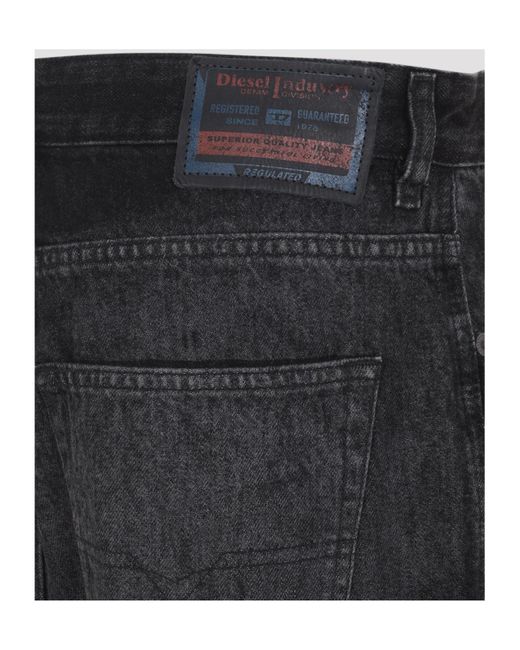 DIESEL Blue Frayed-Hem Jeans