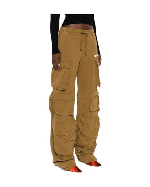 The Attico Natural Drawstring Trousers