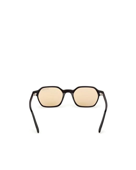 Tom Ford Metallic Eyewear Geometric Frame Sunglasses