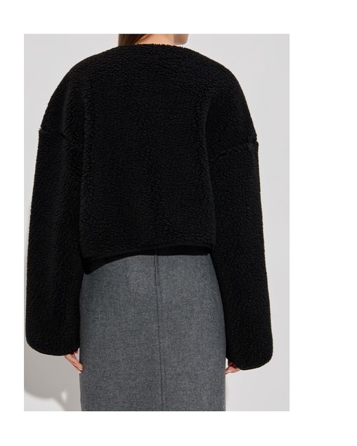 DSquared² Black Icon Logo Fleece Jacket
