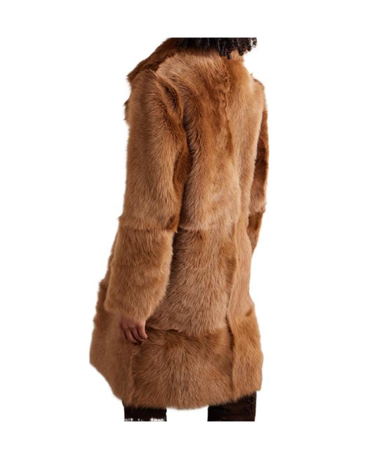 Nour Hammour Brown Long-Sleeved Coat