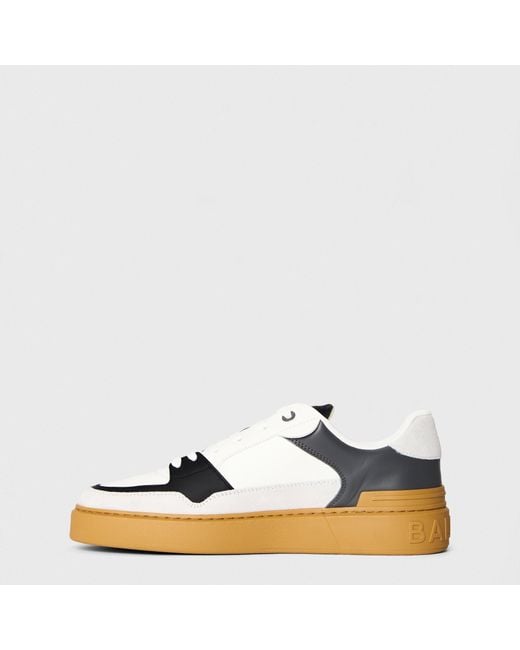 Balmain Gray Versatile Casual Shoes for men