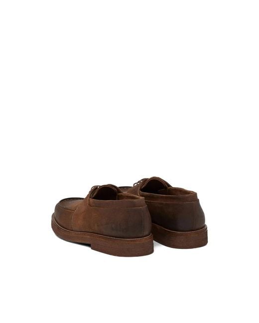 Marsèll Brown Marsèll Moccar Leather Derby Shoes for men