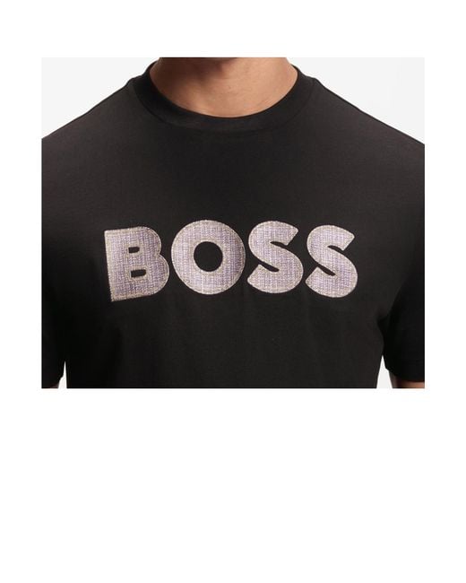 Boss Black Logo-Patch T-Shirt for men