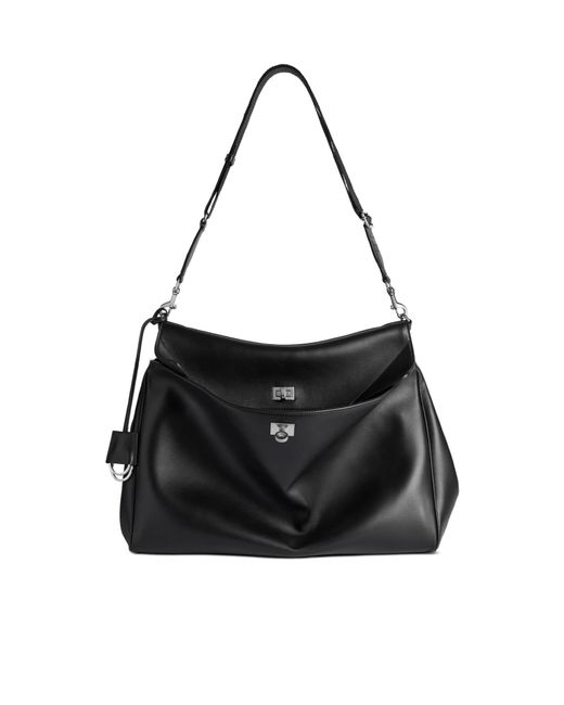 Balenciaga Black Rodeo Medium Messenger Bag for men