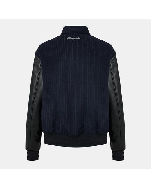Balmain Blue Stylish And Versatile Jacket for men