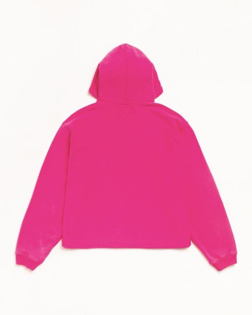 Stussy Pink Oval Pullover Hoodie for men