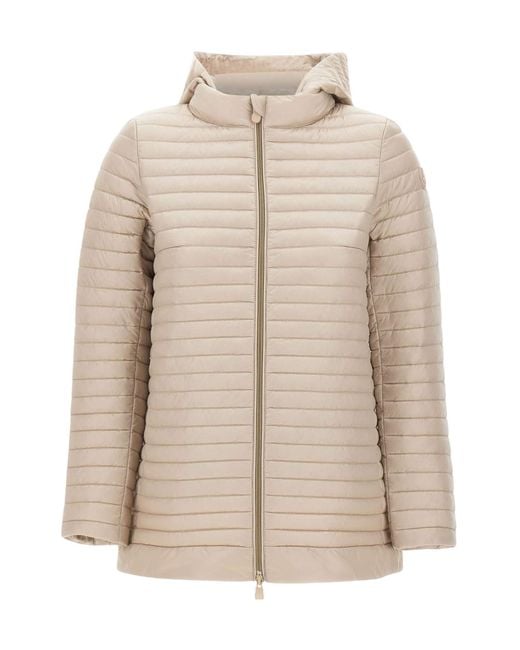 Save The Duck Natural Iris 22 Hooded Padded Coat