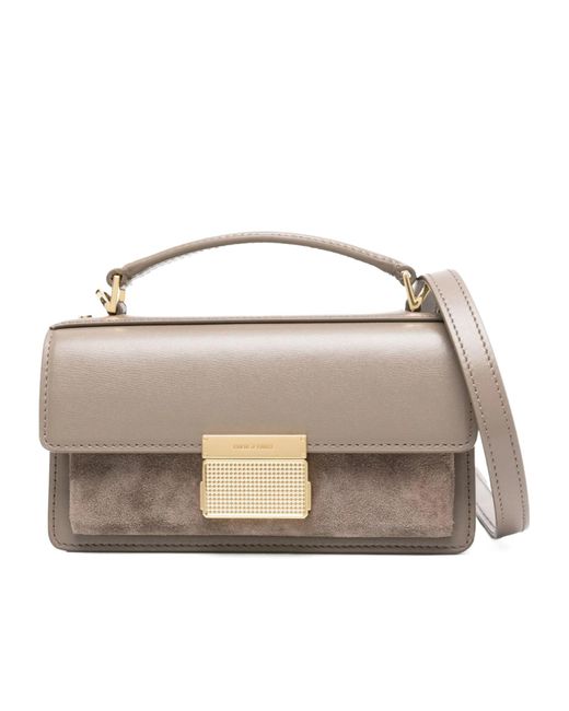 Golden Goose Deluxe Brand Metallic Small Venezia Suede-Panelled Tote Bag