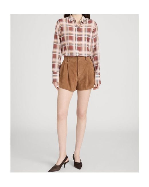 FRAME Multicolor The Plaid Boy Shirt
