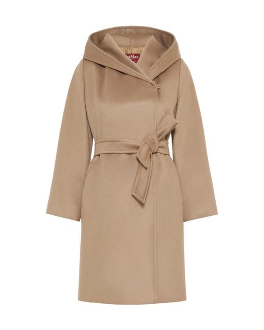 Max Mara Natural Studio Mstnewmang Broadcloth Robe Coat