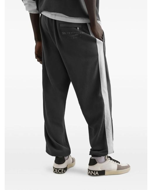 Dolce & Gabbana Black Dg84 Logo Joggers for men