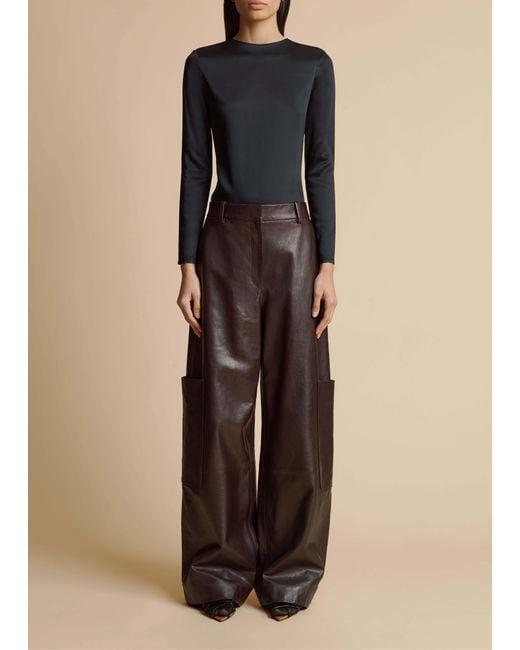 Khaite Black Long-Sleeved T-Shirt