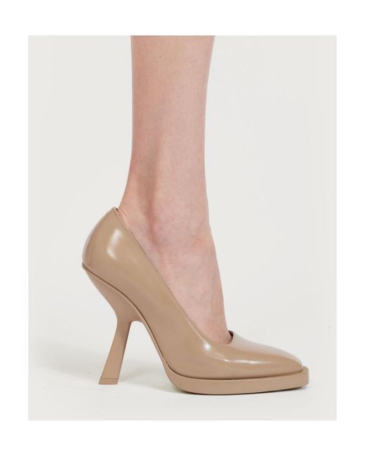 Ferragamo Multicolor Shaped Pointed-Toe Pumps
