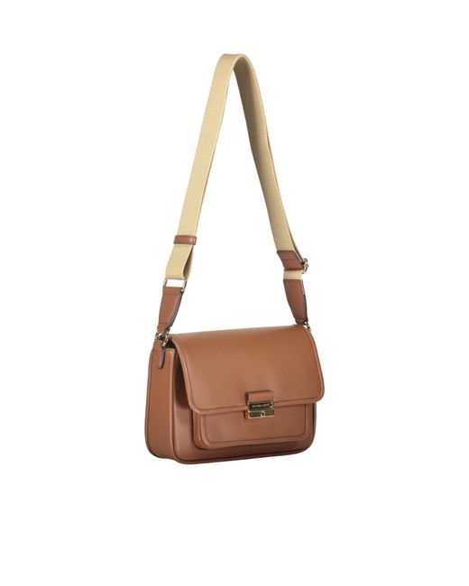 Michael Kors White Bradshaw Shoulder Bag