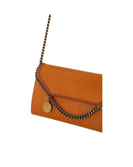 Stella McCartney Brown Chain Shoulder Bag