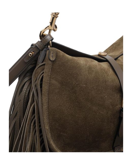 Etro Brown Flap Shoulder Bag