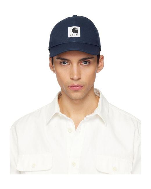Sacai Blue X Carhartt Work for men