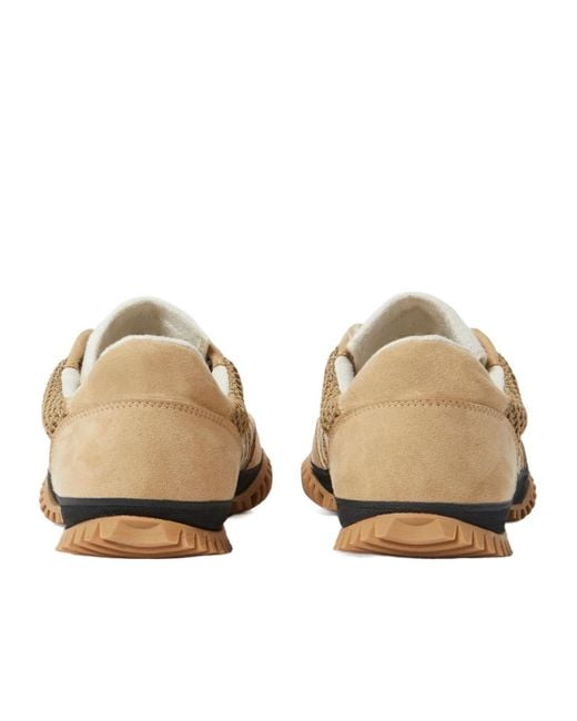 Stella McCartney Brown S-Wave Mesh Sneakers