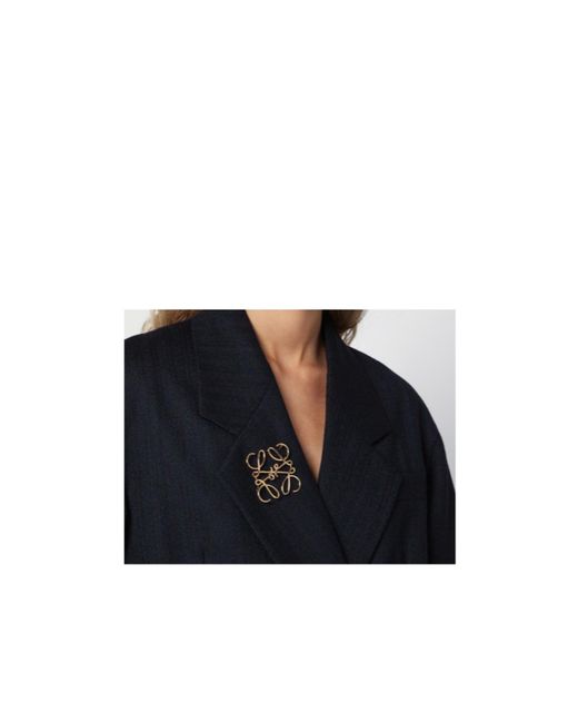 Loewe Metallic Anagram Brooch