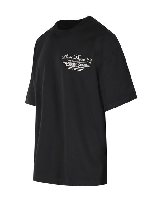 Amiri Black 'Dreamers Chain' Cotton T-Shirt for men