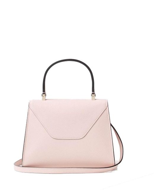 Valextra Pink Folded Structure Shoulder Bag