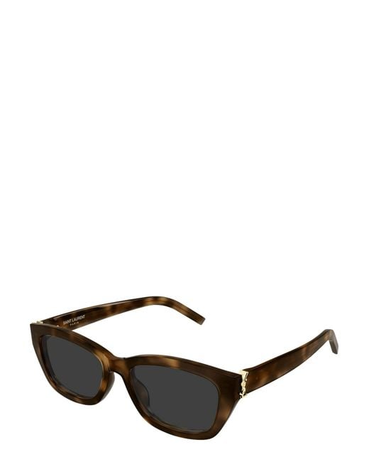 Saint Laurent Black Full-Frame Sunglasses