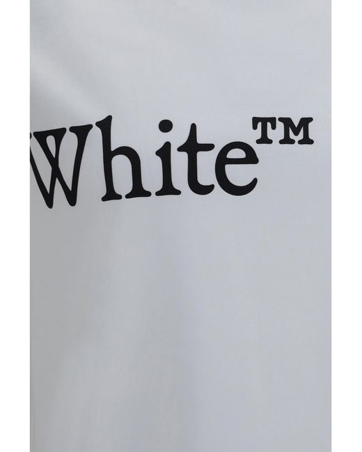 Off-White c/o Virgil Abloh Gray Bookish Scarf T-Shirt for men