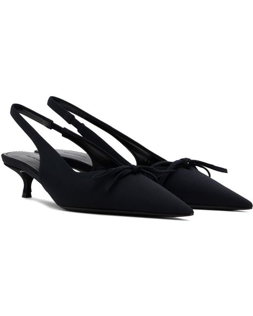 Balenciaga Multicolor Knife Bow Slingback Pumps
